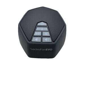 LectroFan EVO White Noise Sleep Sound Machine Color:Black ASM1020 Tested